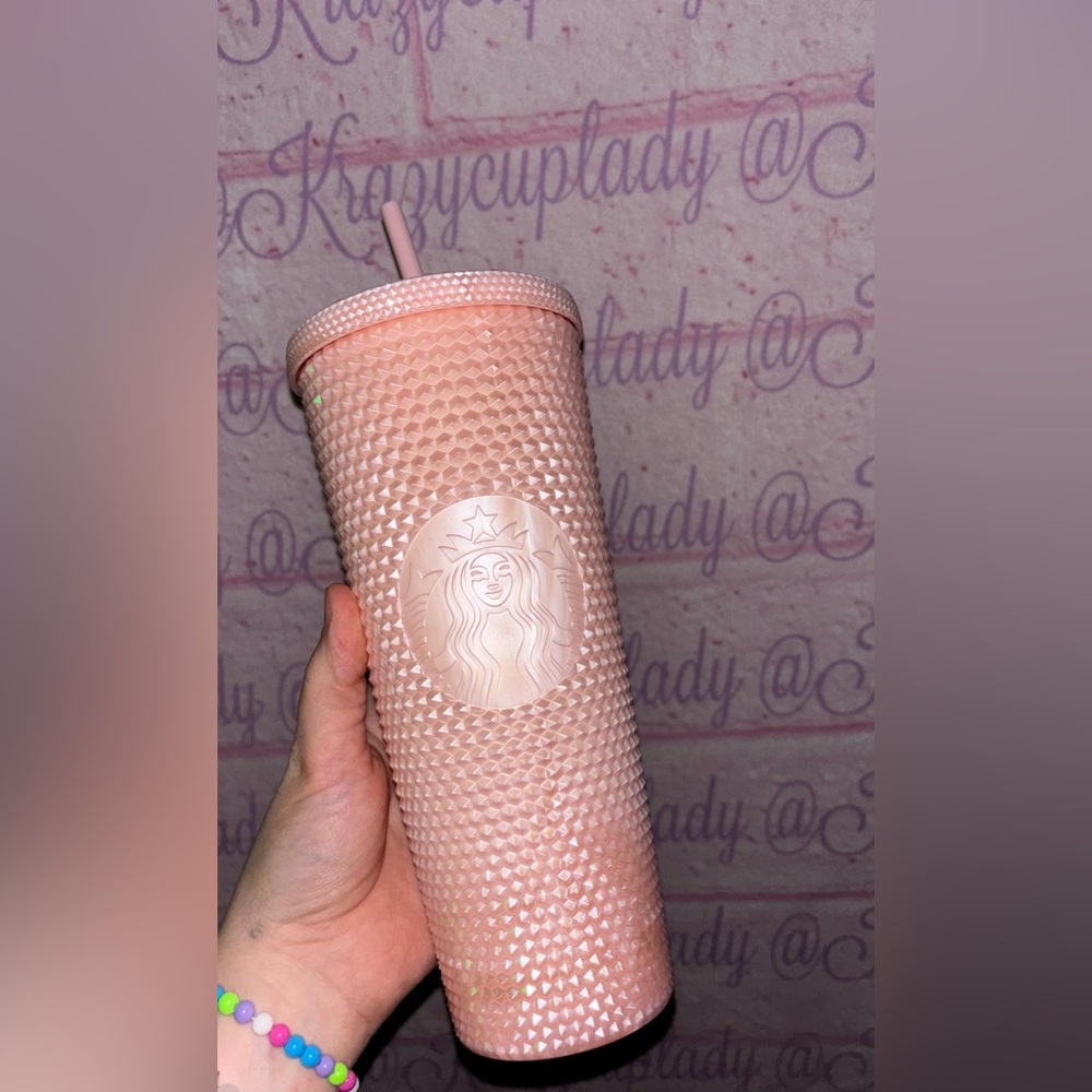 Starbucks Pink Pearl Studded Venti Cup